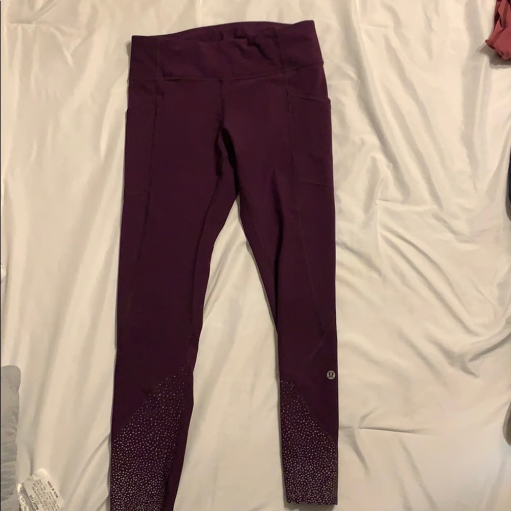 Lululemon Purple Crop Leggings
